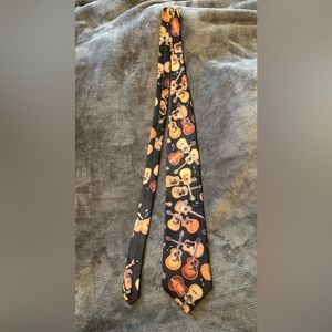 Acoustic guitar tie